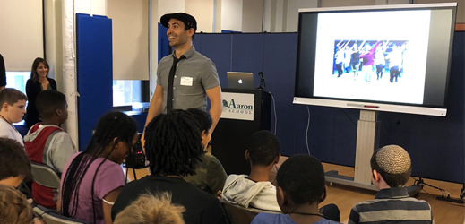 The Groovy Projects visits Aaron School