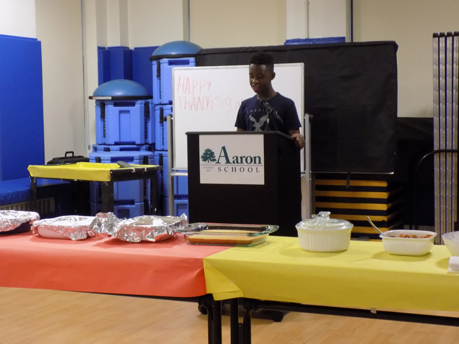 Aaron School Thanksgiving