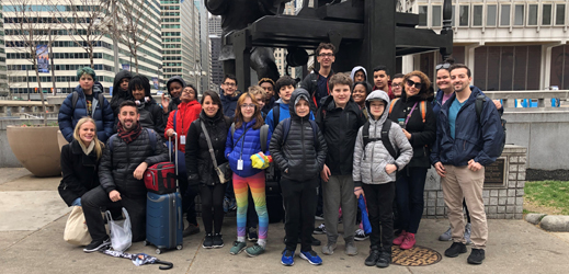 Group Ben Franklin with Teachers