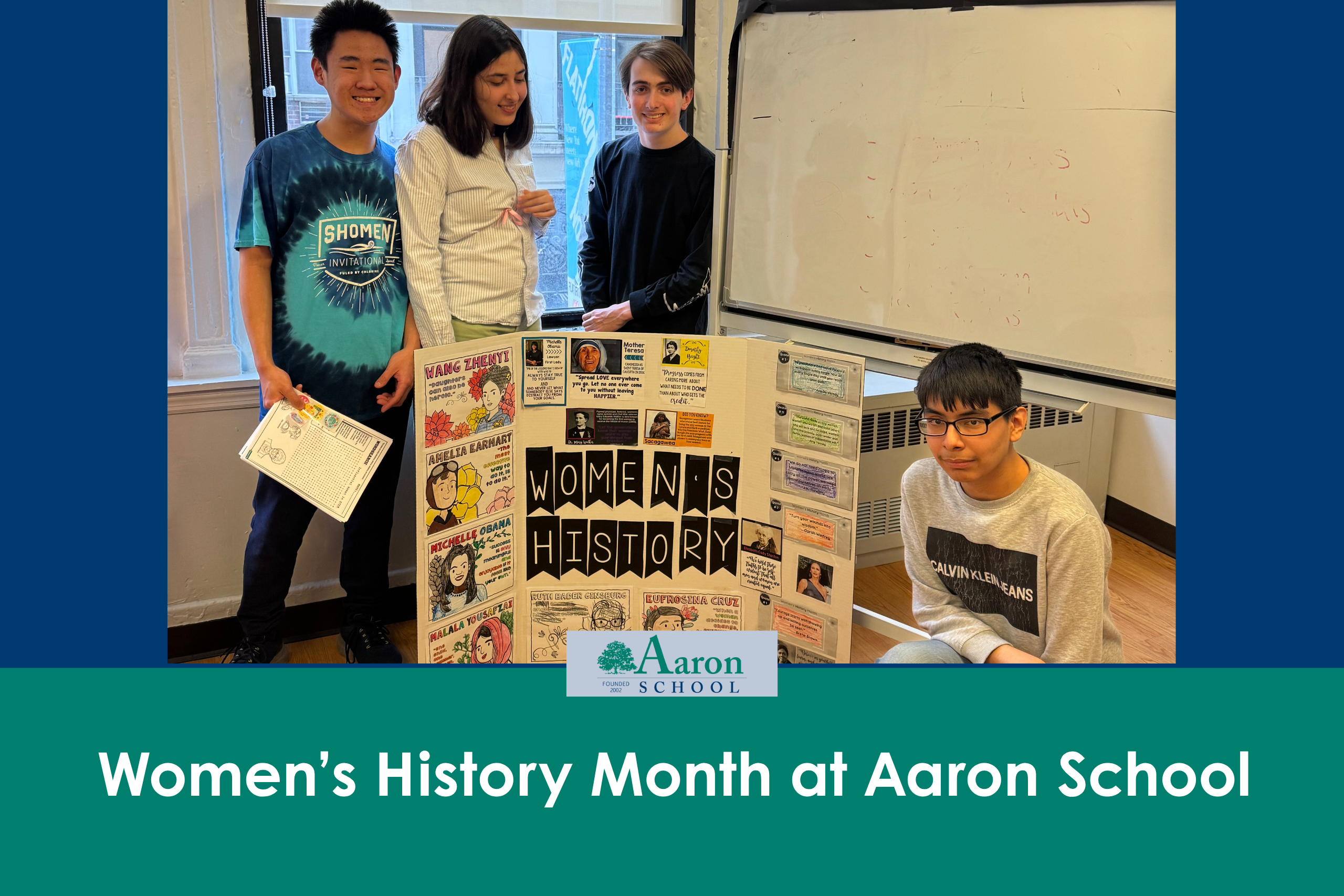 Women's History Month at Aaron School