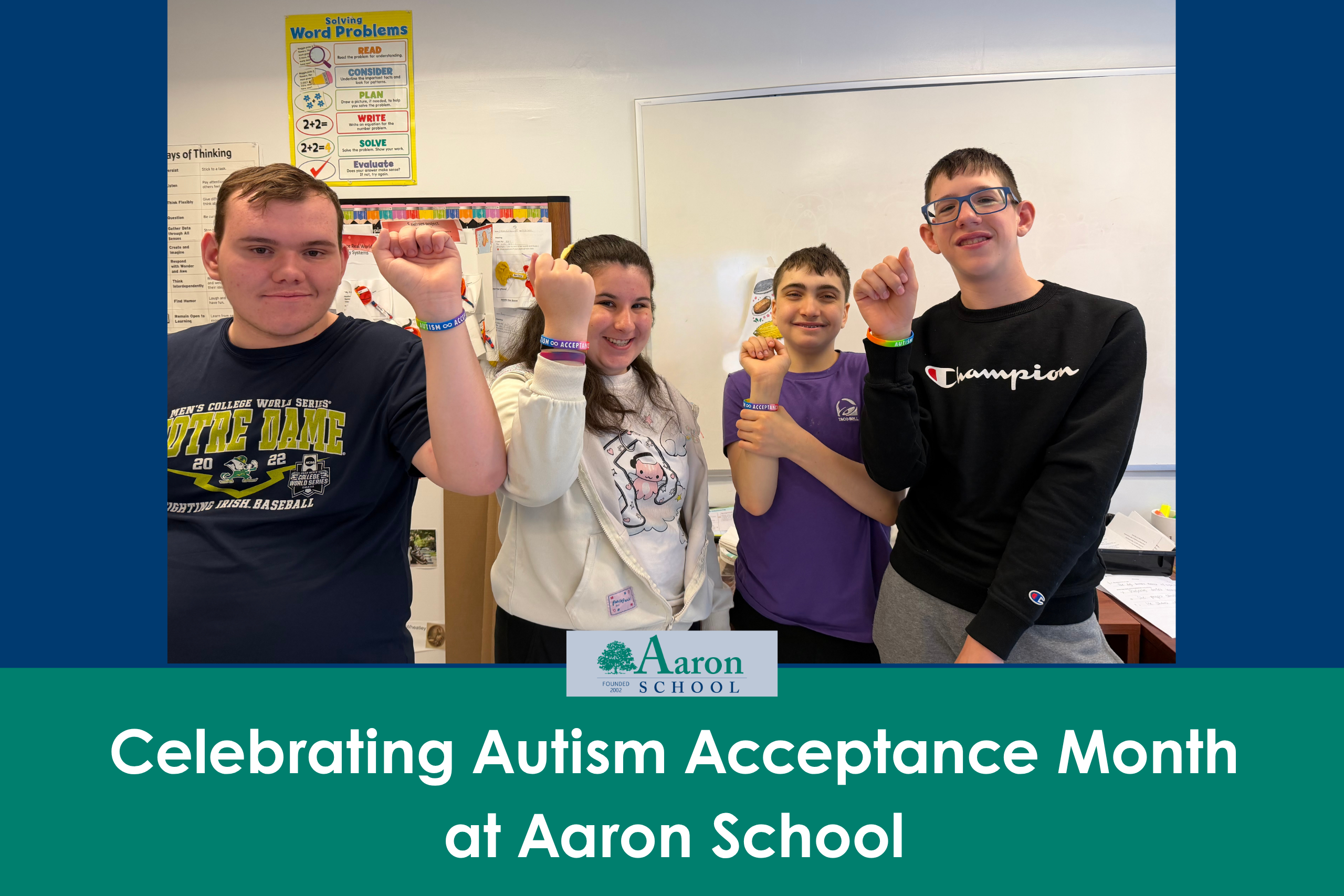 Celebrating Autism Acceptance Month at Aaron School